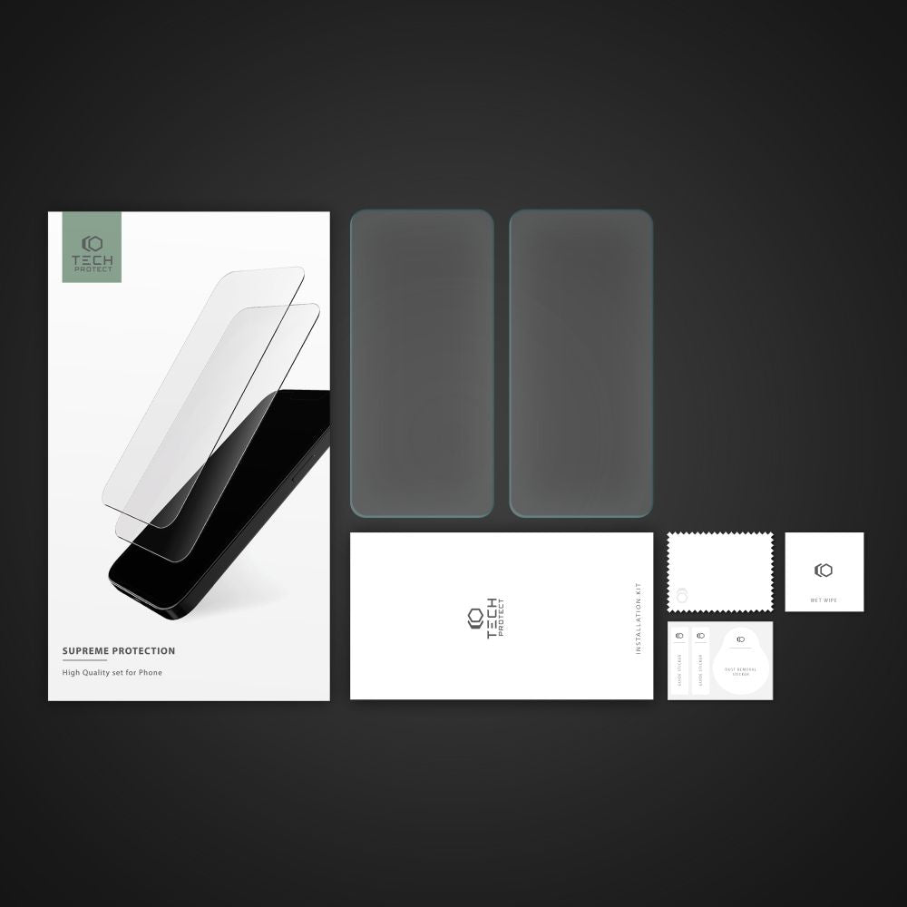 VERRE TEMPERÉ TECH-PROTECT SUPREME XIAOMI REDMI NOTE 13 / 13 PRO / 4G / 5G TRANSPARENT
