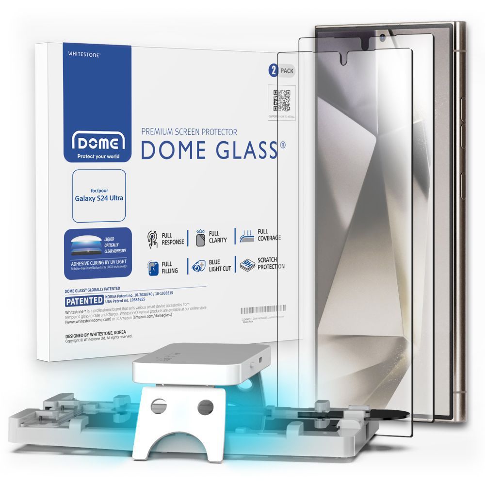 VERRE RENFORCÉ WHITESTONE DOME GLASS 2-PACK GALAXY S24 ULTRA CLARITY
