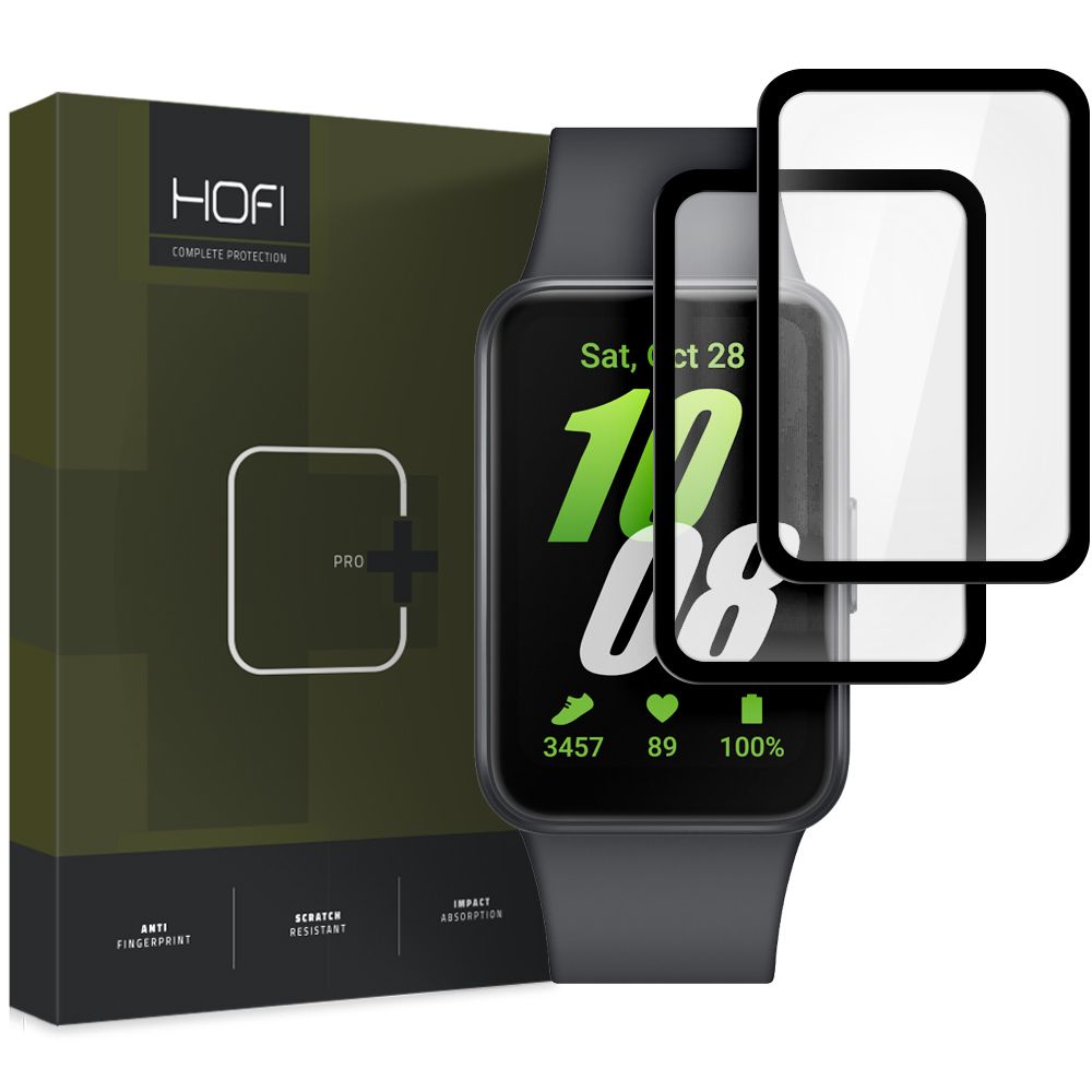 2X VERRE TEMPERÉ HOFI HYBRID PRO+ 2-PACK GALAXY FIT 3 NOIR