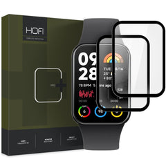 2X VERRE TEMPERÉ POUR XIAOMI MI BAND 8 PRO HOFI HYBRID PRO+ 2-PACK NOIR