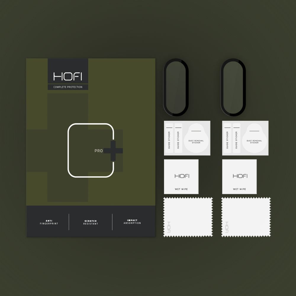 VERRE TREMPE HOFI HYBRID PRO+ 2-PACK XIAOMI SMART BAND 9 / 9 NFC NOIR