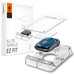 VERRE TEMPERÉ HOFI SPIGEN ELITE SHIELD "EZ FIT" 2-PACK APPLE WATCH 10 (42 MM) TRANSPARENT