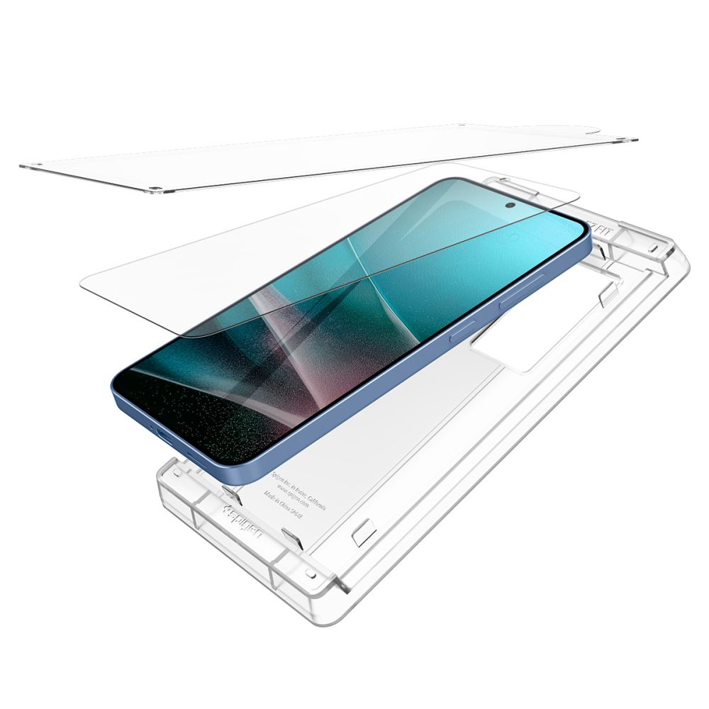VERRE TREMPÉ SPIGEN ELITE SHIELD "EZ FIT" HD GALAXY S25+ PLUS TRANSPARENT