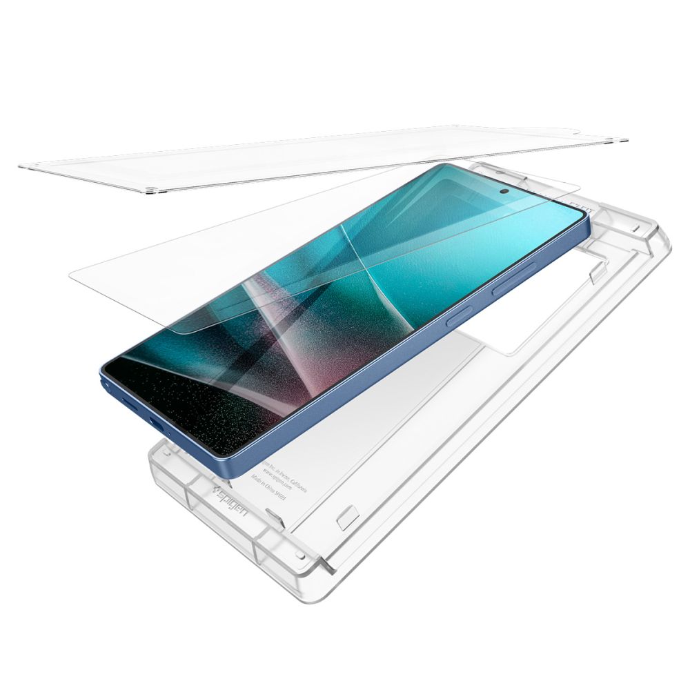 VERRE TREMPE SPIGEN ELITE SHIELD "EZ FIT" HD GALAXY S25 ULTRA CLAIR