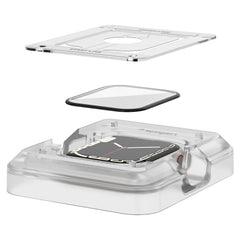 2X VERRE TEMPERÉ POUR APPLE WATCH 41 MM SPIGEN PROFLEX "EZ FIT" 2-PACK TRANSPARENT