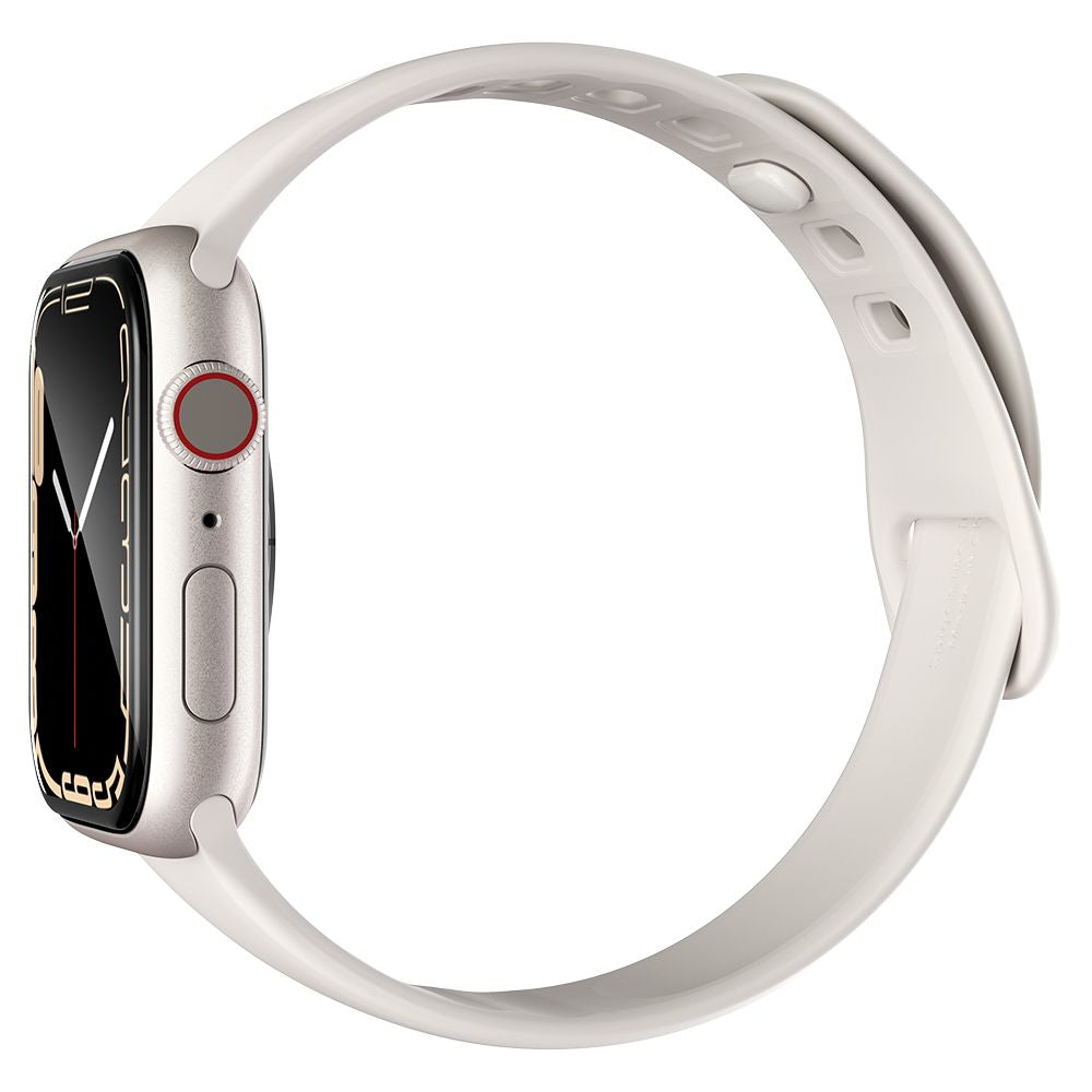 2X VERRE TEMPERÉ POUR APPLE WATCH 41 MM SPIGEN PROFLEX "EZ FIT" 2-PACK TRANSPARENT