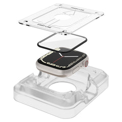 2X VERRE TREMPÉ POUR APPLE WATCH 45 MM SPIGEN PROFLEX "EZ FIT" 2-PACK TRANSPARENT