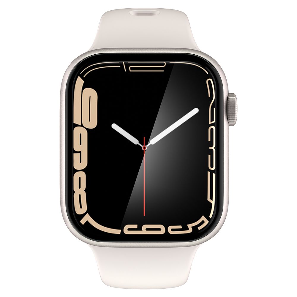 2X VERRE TREMPÉ POUR APPLE WATCH 45 MM SPIGEN PROFLEX "EZ FIT" 2-PACK TRANSPARENT