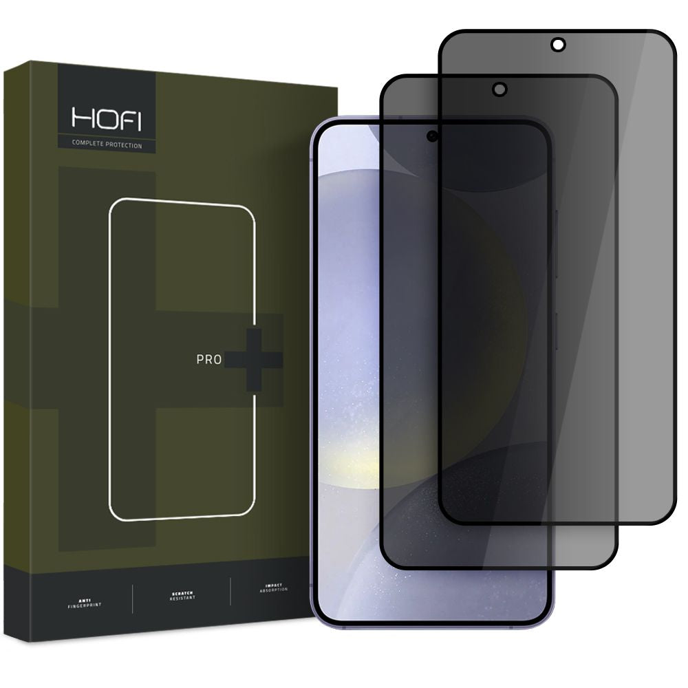 VERRE FEUILLETÉ HOFI ANTI ESPION PRO+ 2-PACK GALAXY S25 CONFIDENTIALITÉ