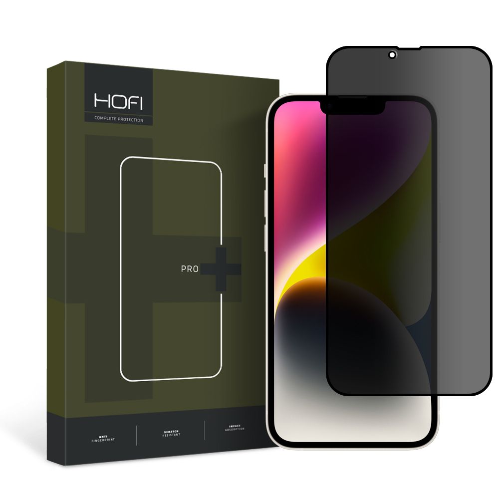 VERRE ANTI-SPY HOFI ANTI SPY GLASS PRO+ IPHONE 13 PRO MAX / 14 PLUS CONFIDENTIALITÉ