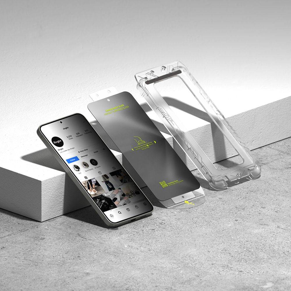 VERRE TEMPERÉ RINGKE EASY SLIDE 2-PACK GALAXY S25+ PLUS PRIVACY