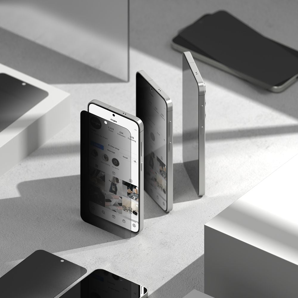VERRE TEMPERÉ RINGKE EASY SLIDE 2-PACK GALAXY S25+ PLUS PRIVACY