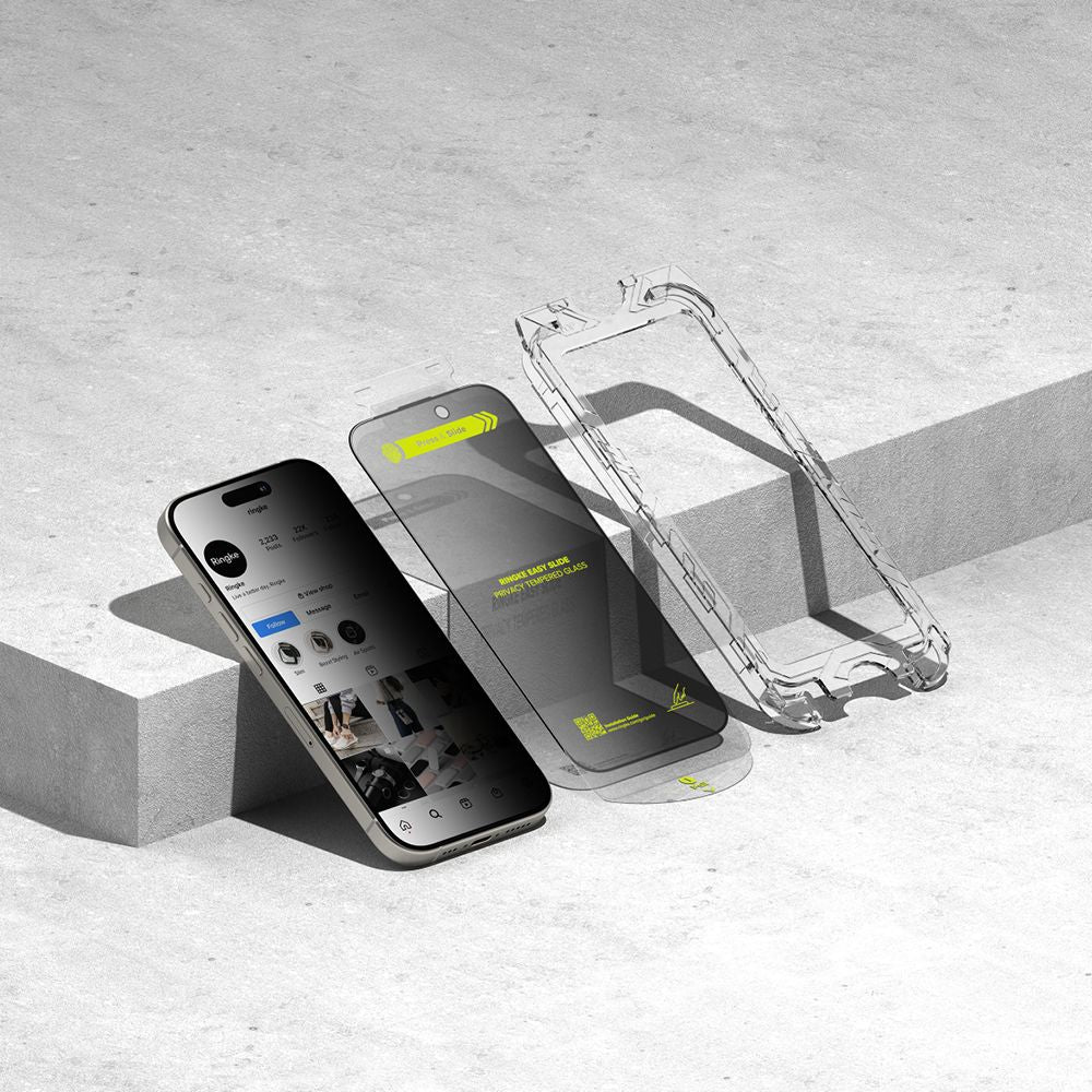 VERRE TEMPERÉ RINGKE EASY SLIDE 2-PACK GALAXY S25 PRIVACY