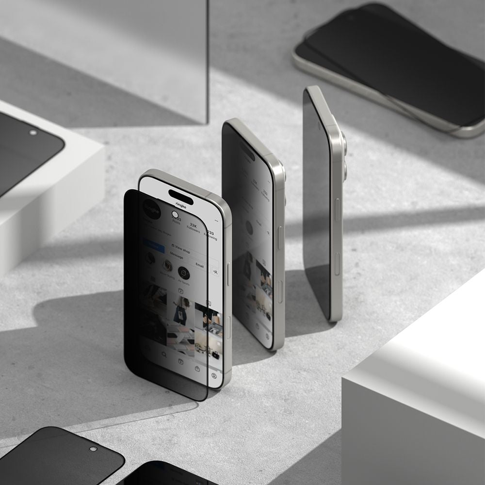 VERRE TEMPERÉ RINGKE EASY SLIDE 2-PACK GALAXY S25 PRIVACY