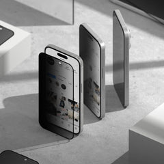 VERRE TREMPÉ RINGKE EASY SLIDE 2-PACK IPHONE 16 PRO PRIVACY