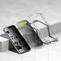 VERRE TREMPÉ RINGKE EASY SLIDE 2-PACK IPHONE 16 PRO PRIVACY