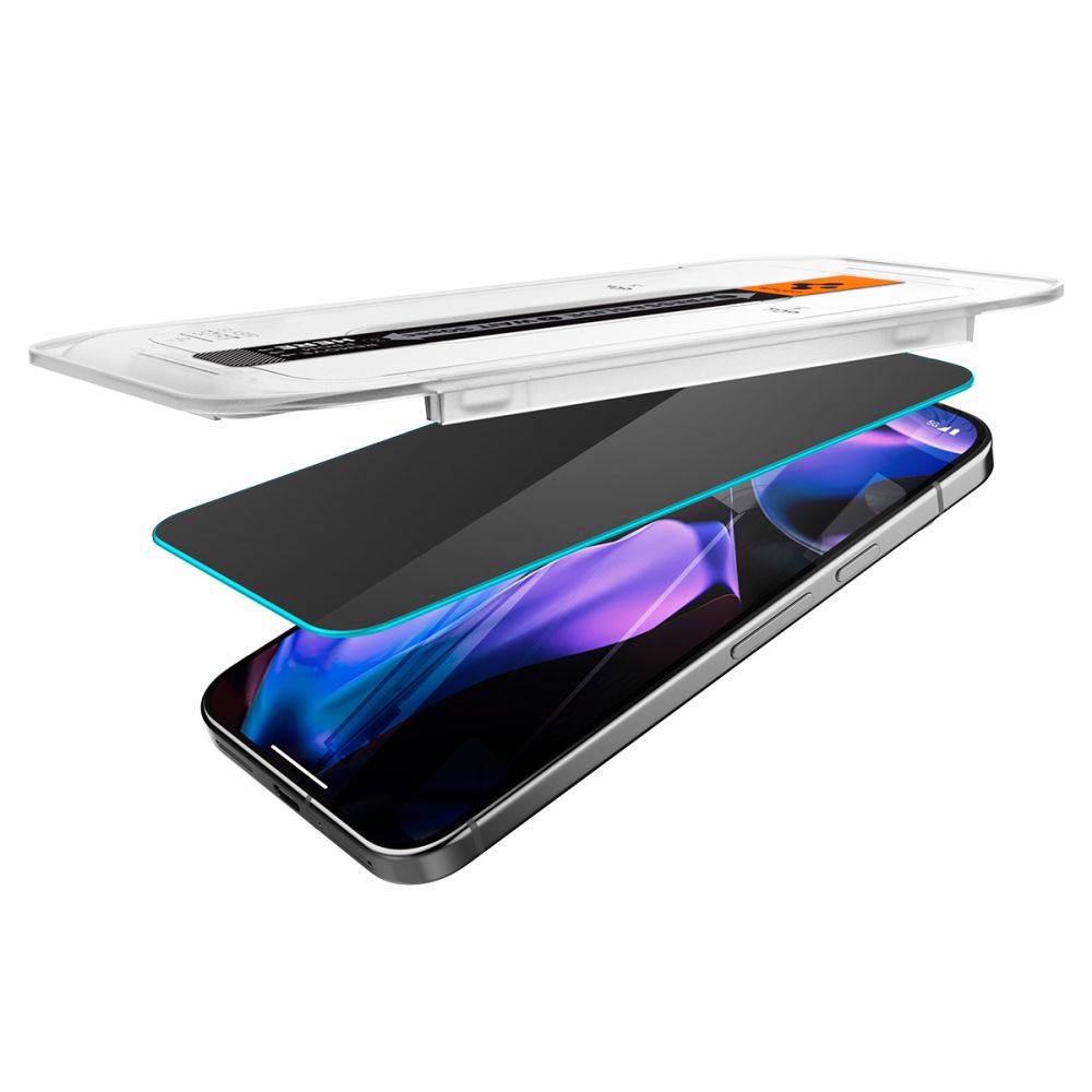 VERRE TREMPE SPIGEN GLAS.TR "EZ FIT" 2-PACK GOOGLE PIXEL 9 / 9 PRO PRIVACY