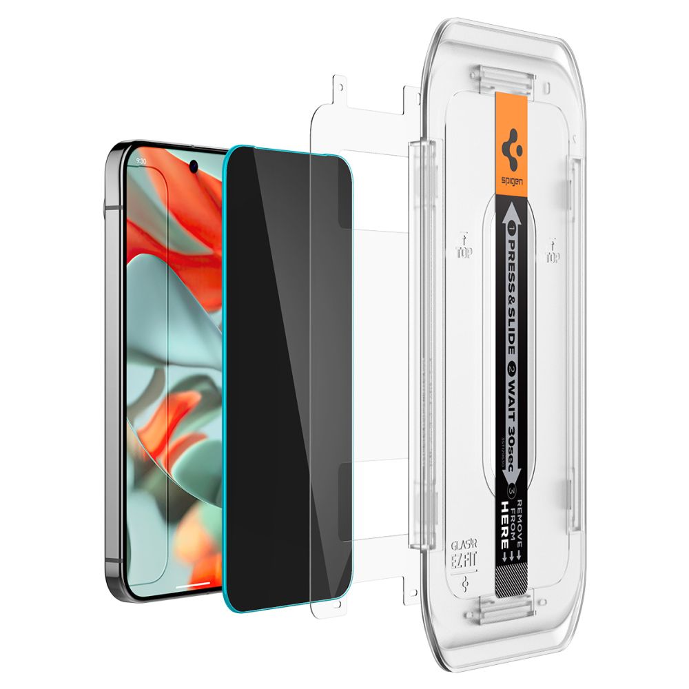 VERRE TREMPE SPIGEN GLAS.TR "EZ FIT" 2-PACK GOOGLE PIXEL 9 PRO XL PRIVACY