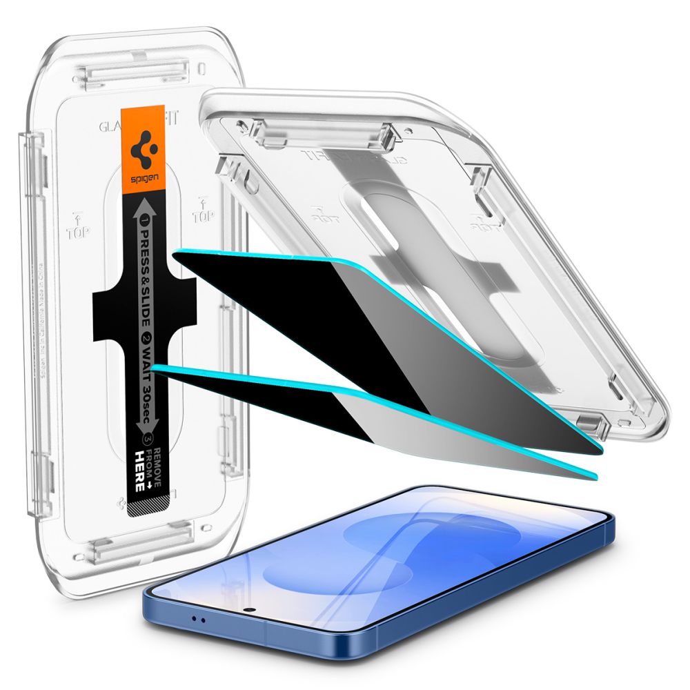 VERRE TREMPE SPIGEN GLAS.TR "EZ FIT" HD 2-PACK GALAXY S24 / S25 PRIVACY