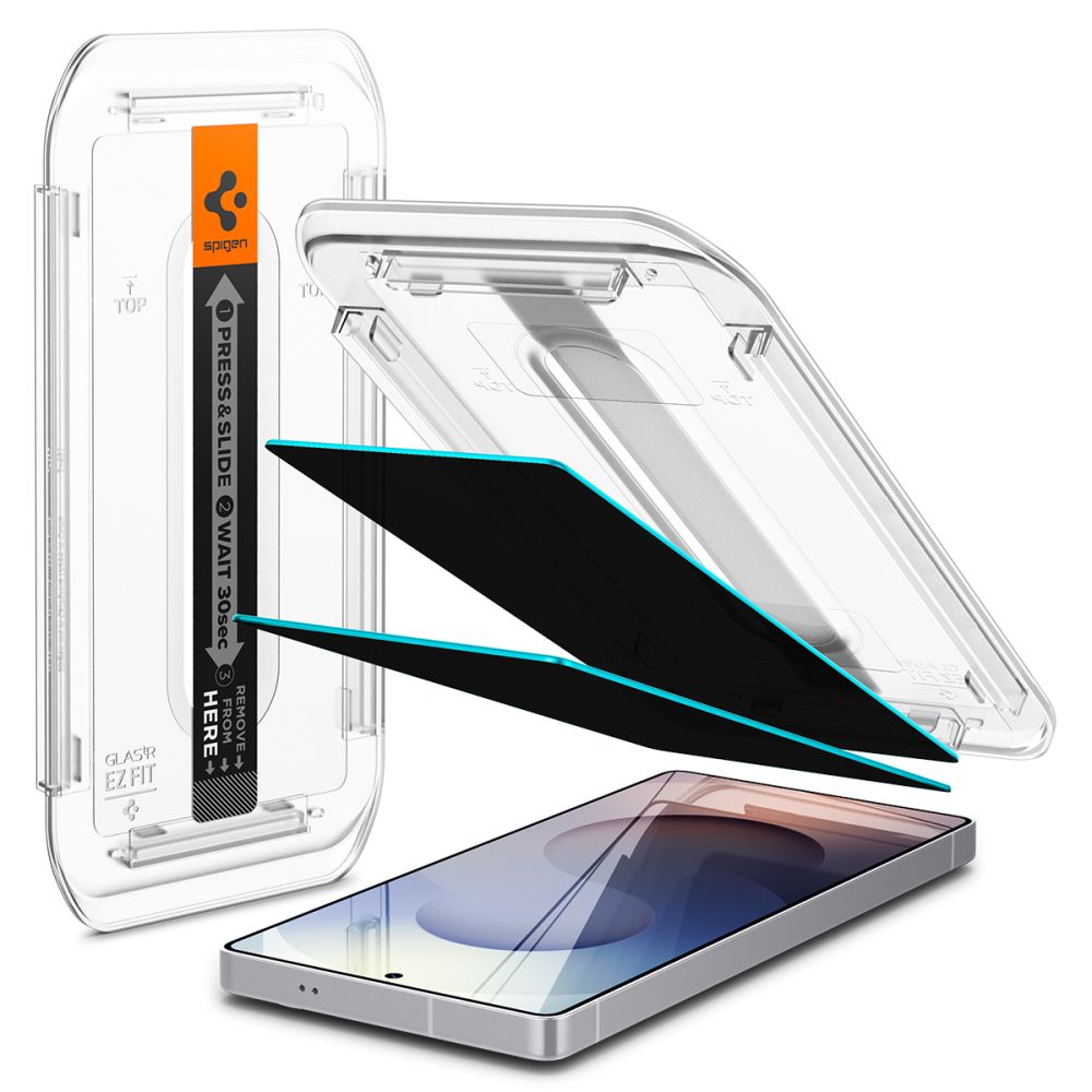VERRE TREMPE SPIGEN GLAS.TR "EZ FIT" HD 2-PACK GALAXY S25 ULTRA PRIVACY