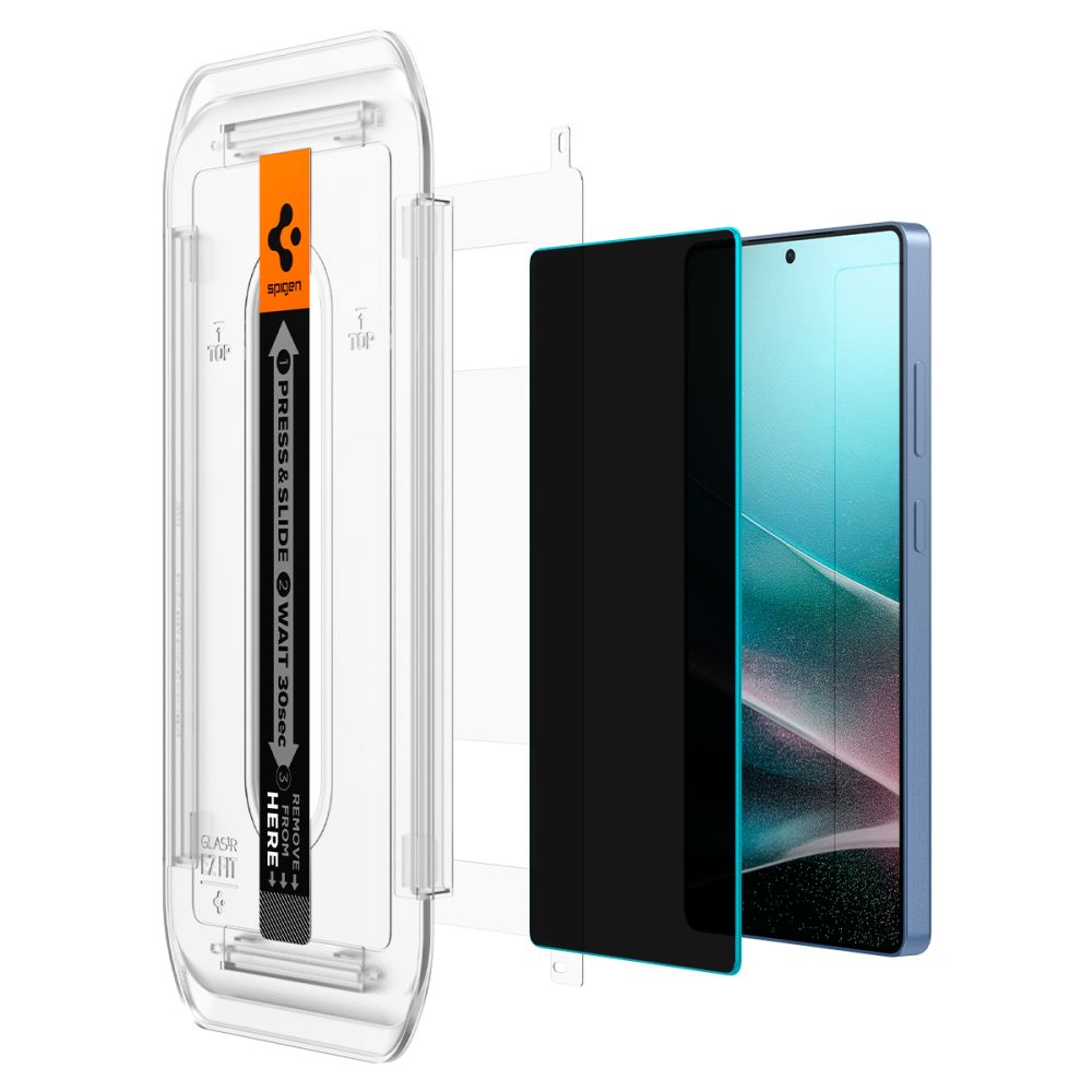 VERRE TREMPE SPIGEN GLAS.TR "EZ FIT" HD 2-PACK GALAXY S25 ULTRA PRIVACY