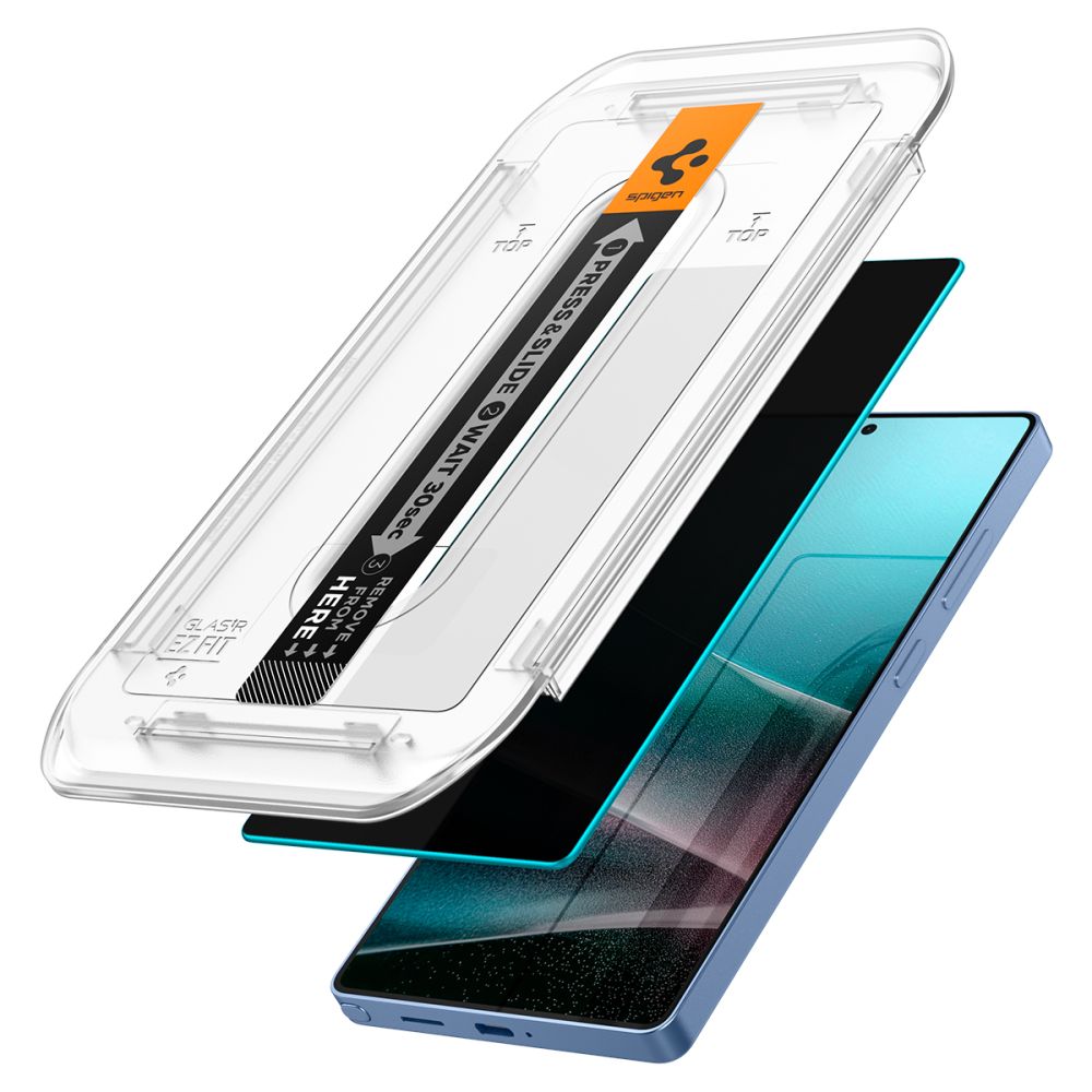 VERRE TREMPE SPIGEN GLAS.TR "EZ FIT" HD 2-PACK GALAXY S25 ULTRA PRIVACY