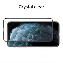 VERRE TREMPE SPIGEN ALM GLASS FC IPHONE 11 PRO MAX NOIR