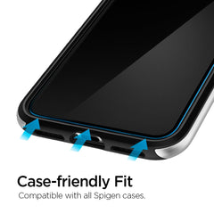 VERRE TREMPE SPIGEN ALM GLAS.TR SLIM 2-PACK IPHONE 11