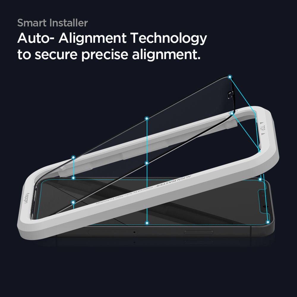 2X VERRE TEMPERÉ SPIGEN ALM GLASS FC 2-PACK IPHONE 12/12 PRO NOIR