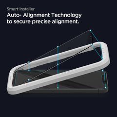 2X VERRE TEMPERÉ SPIGEN ALM GLASS FC 2-PACK IPHONE 12/12 PRO NOIR