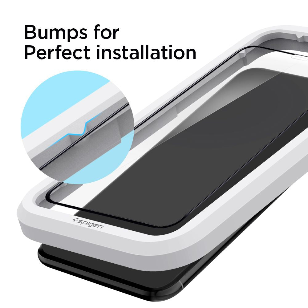 VERRE TREMPE SPIGEN ALM GLASS FC IPHONE 11 NOIR