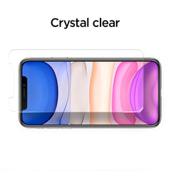 VERRE TREMPE SPIGEN ALM GLASS FC IPHONE 11 NOIR
