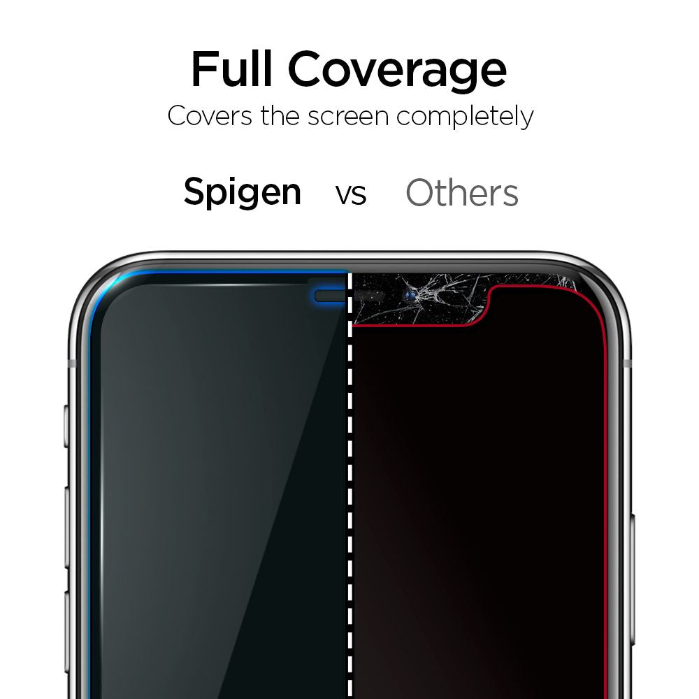 VERRE TREMPE SPIGEN ALM GLASS FC IPHONE 11 NOIR
