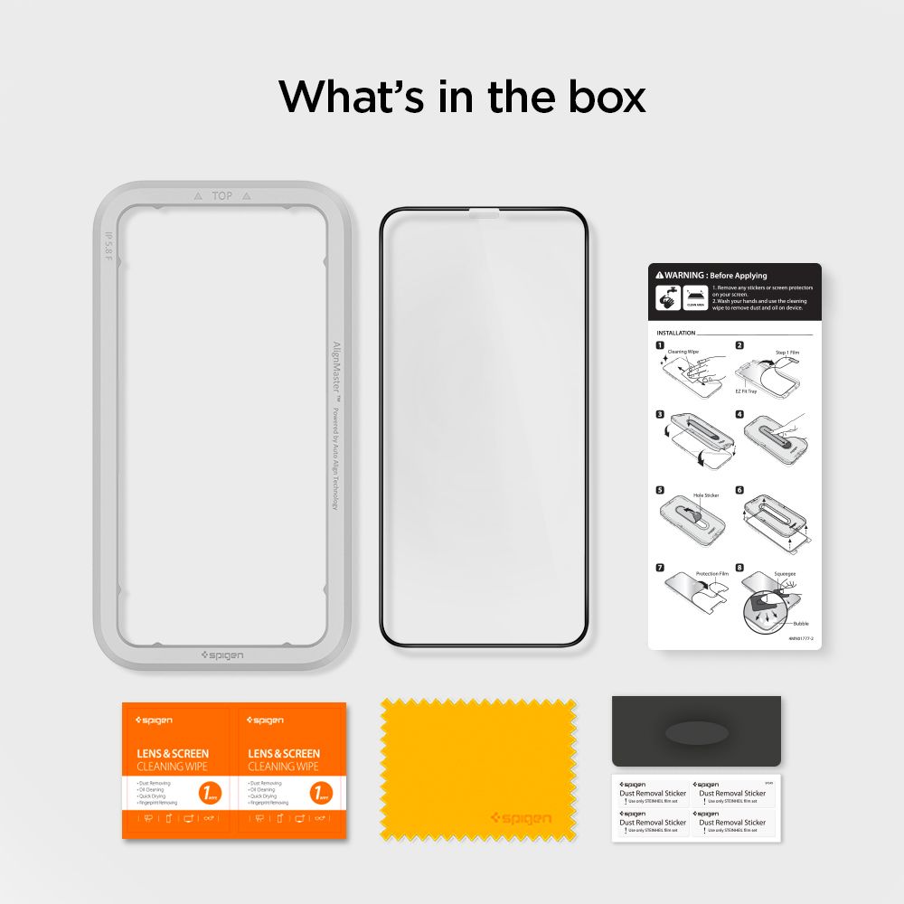 VERRE TREMPE SPIGEN ALM GLASS FC IPHONE 11 NOIR