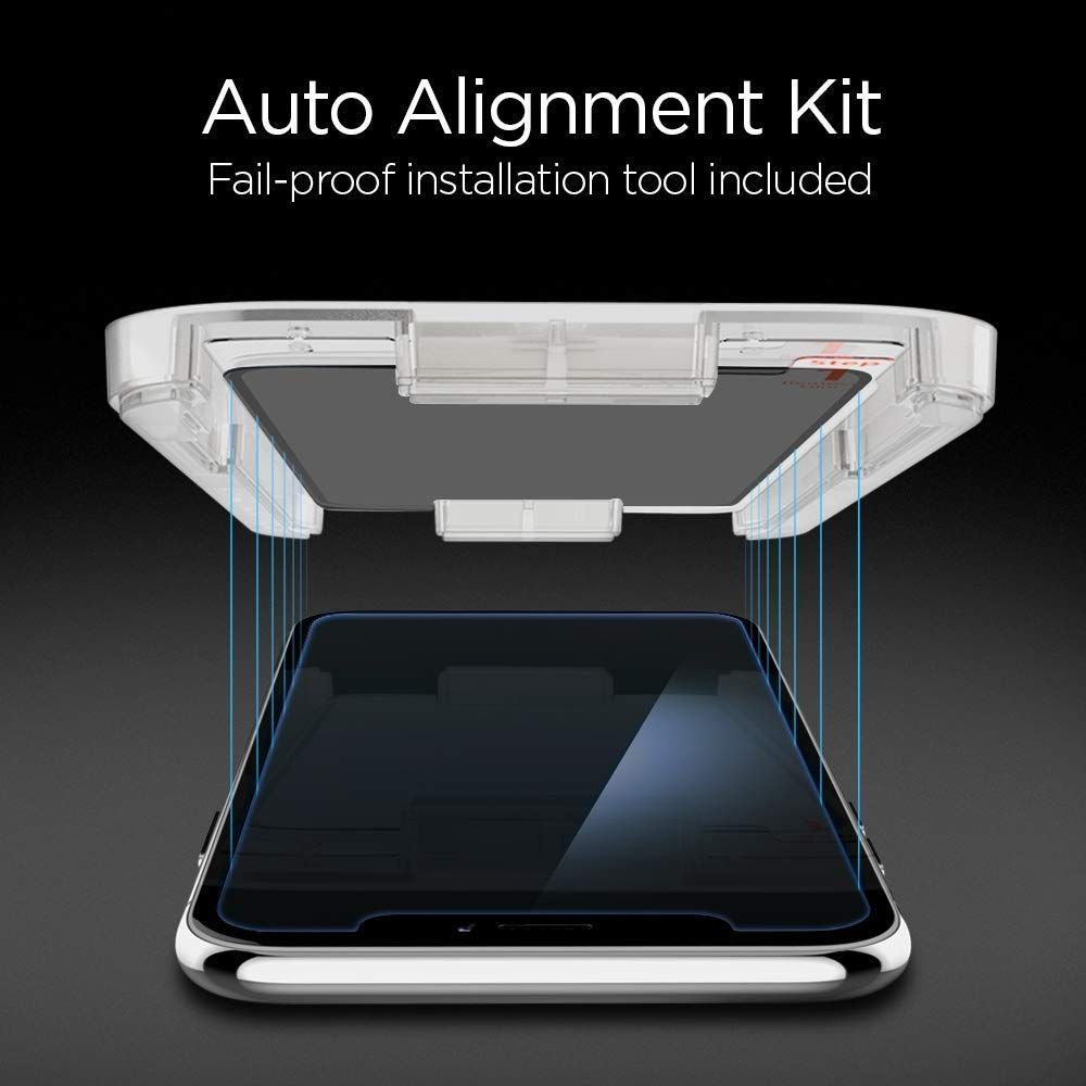 VERRE TEMPERÉ SPIGEN ALM GLASS.TR IPHONE 11 CONFIDENTIALITÉ