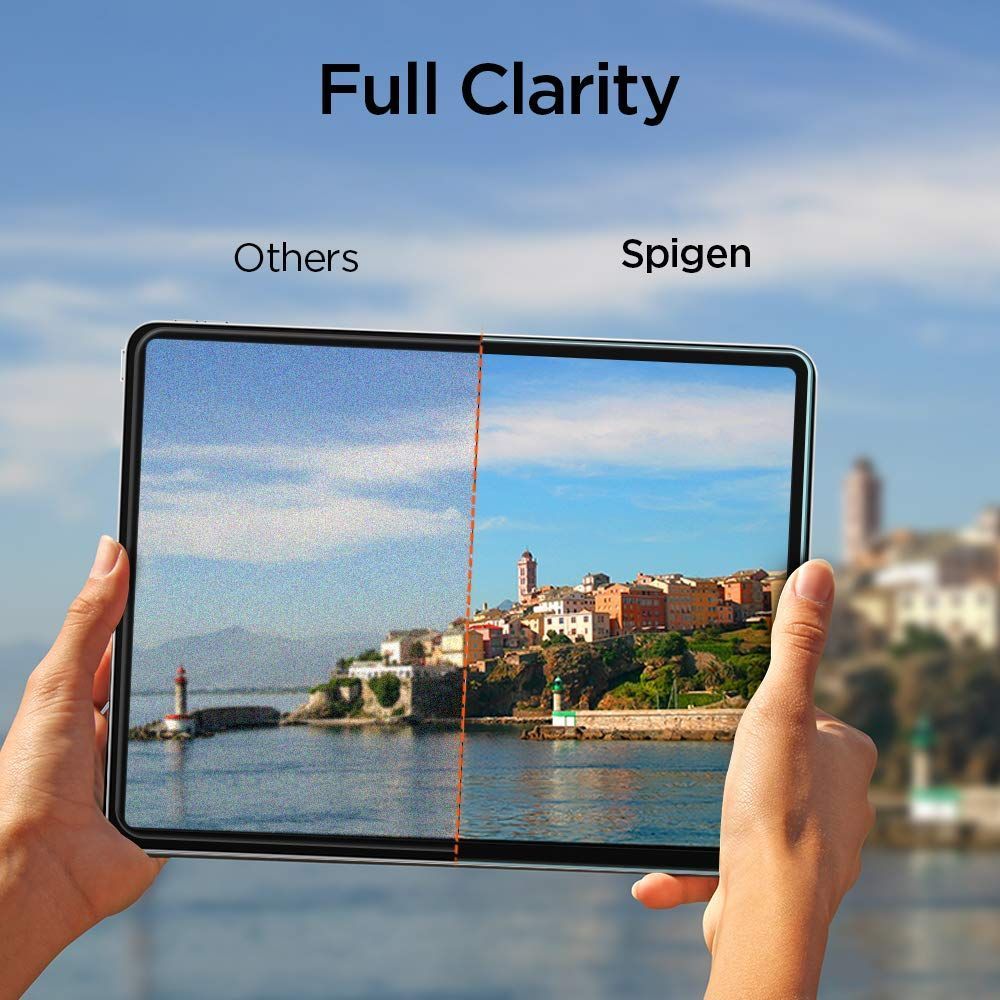VERRE TREMPE SPIGEN GLAS.TR SLIM IPAD AIR 10.9 4 / 5 / 6 / 2020-2024 / PRO 11 2 / 3 / 4 / 2020-2022 TRANSPARENT
