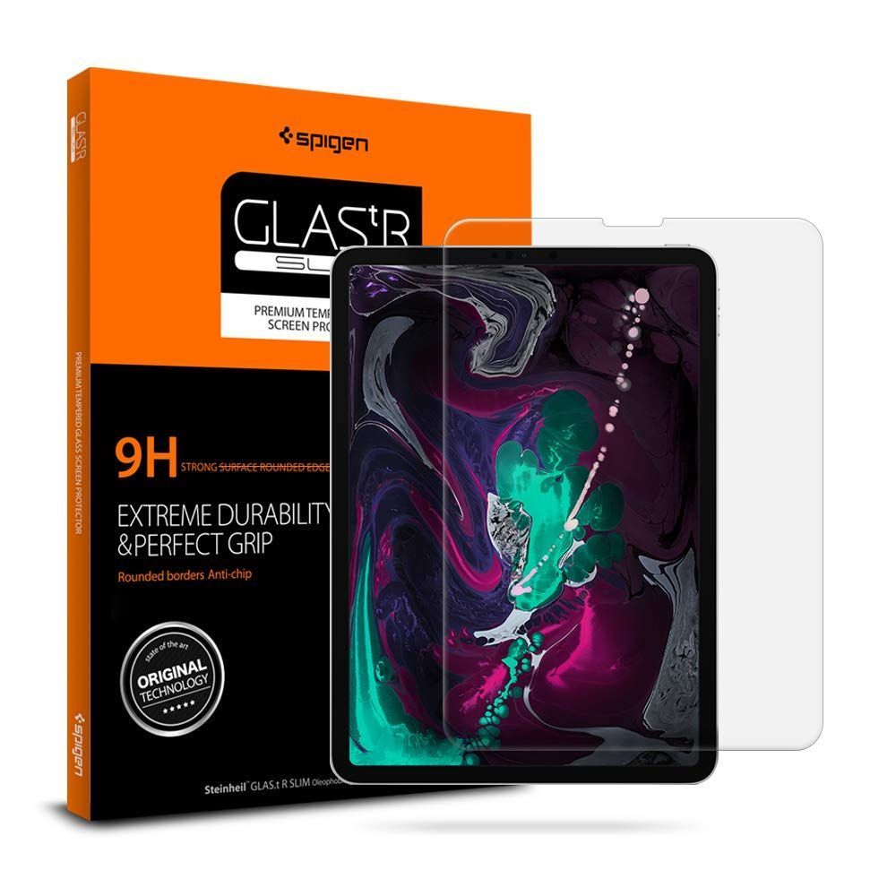 VERRE TREMPE SPIGEN GLAS.TR SLIM IPAD AIR 10.9 4 / 5 / 6 / 2020-2024 / PRO 11 2 / 3 / 4 / 2020-2022 TRANSPARENT