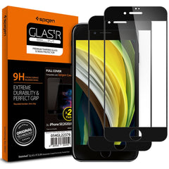 VERRE TREMPE SPIGEN GLASS FC 2-PACK IPHONE 7/8/SE 2020 / SE 2022 NOIR