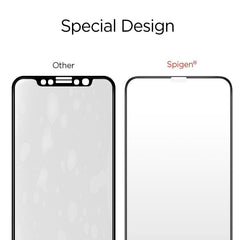 VERRE TREMPE SPIGEN GLASS FC IPHONE X/XS NOIR
