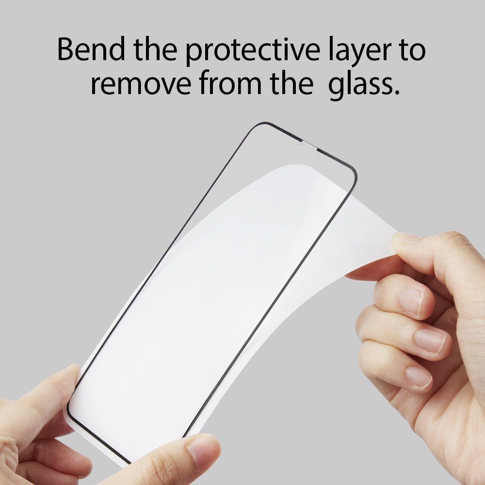 VERRE TREMPE SPIGEN GLASS FC IPHONE X/XS NOIR