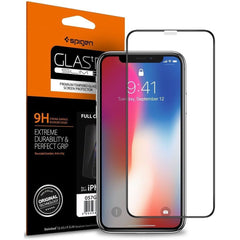 VERRE TREMPE SPIGEN GLASS FC IPHONE X/XS NOIR