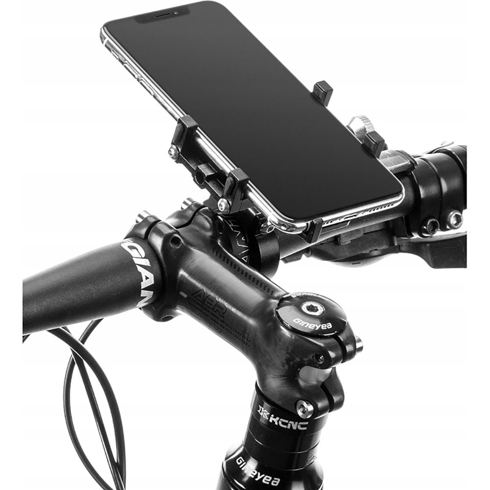 SUPPORT DE TÉLÉPHONE MOBILE POUR VÉLO TECH-PROTECT V1 MONTAGE UNIVERSEL NOIR