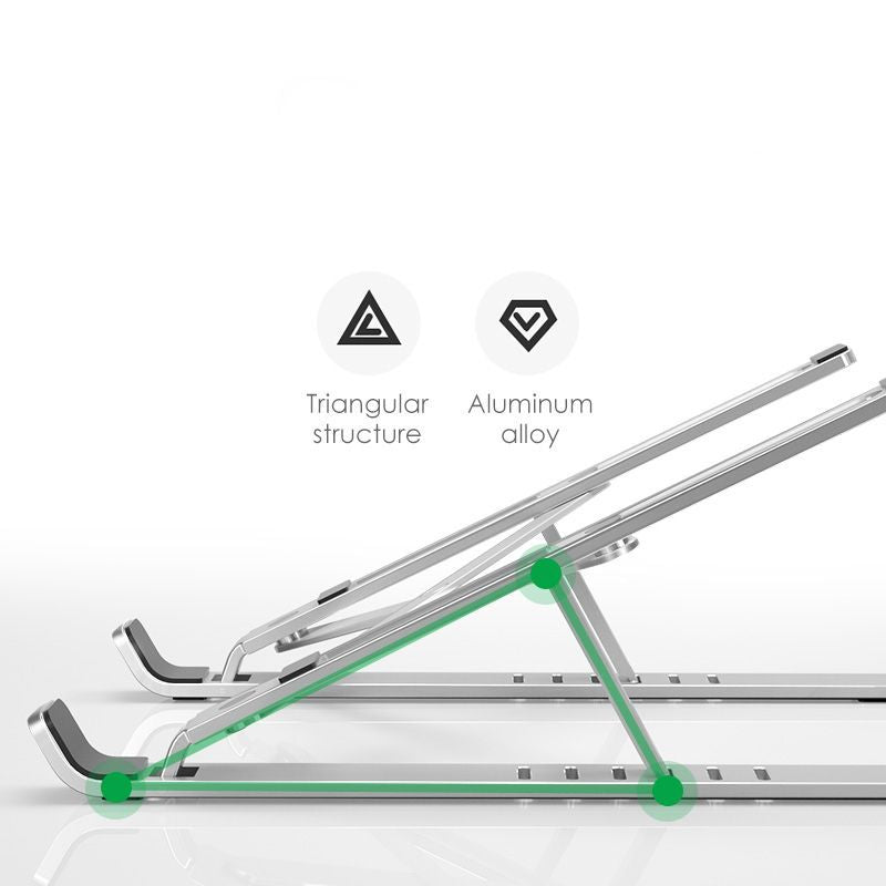STAND UNIVERSEL POUR MACBOOK / NOTEBOOK TECH-PROTECT ALUSTAND SUPPORT D'ORDINATEUR PORTABLE GRIS FONCÉ