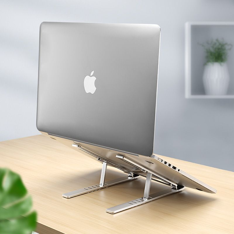 STAND UNIVERSEL POUR MACBOOK / NOTEBOOK TECH-PROTECT ALUSTAND SUPPORT D'ORDINATEUR PORTABLE GRIS FONCÉ
