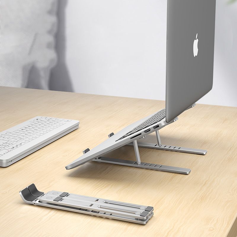 STAND UNIVERSEL POUR MACBOOK / NOTEBOOK TECH-PROTECT ALUSTAND SUPPORT D'ORDINATEUR PORTABLE GRIS FONCÉ