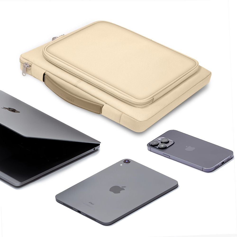 SAC TECH-PROTECT BASIC BAG POUR ORDINATEUR PORTABLE 15-16 BEIGE DÉSERT