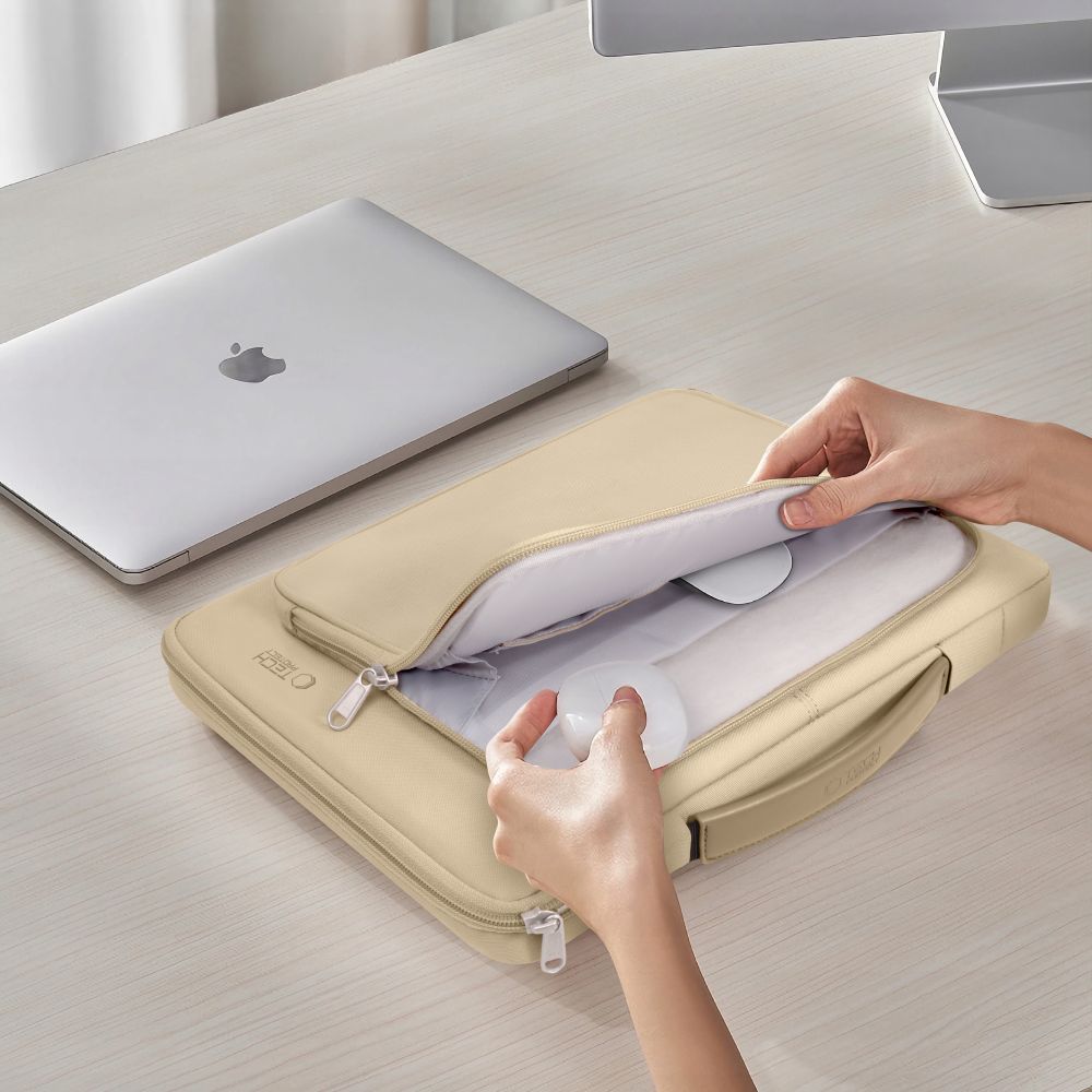 SAC TECH-PROTECT BASIC BAG POUR ORDINATEUR PORTABLE 15-16 BEIGE DÉSERT