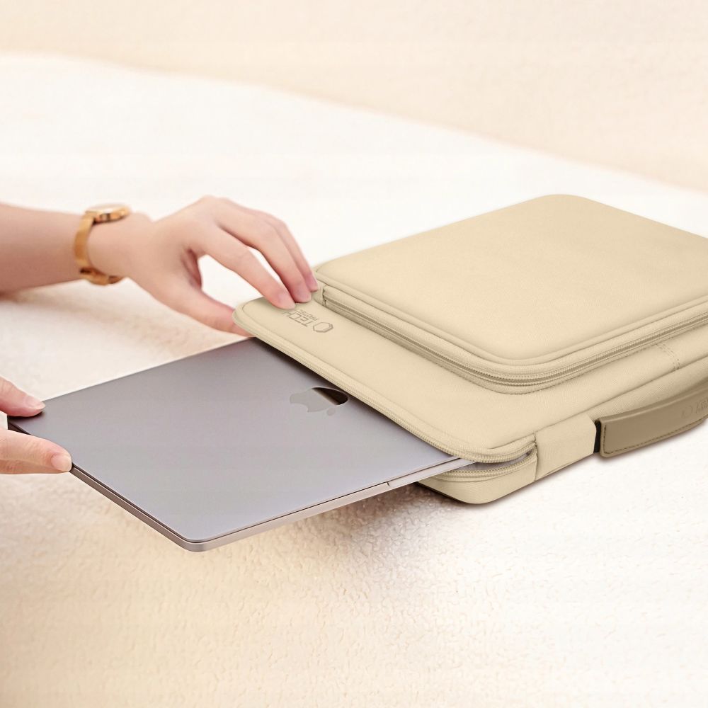 SAC TECH-PROTECT BASIC BAG POUR ORDINATEUR PORTABLE 15-16 BEIGE DÉSERT