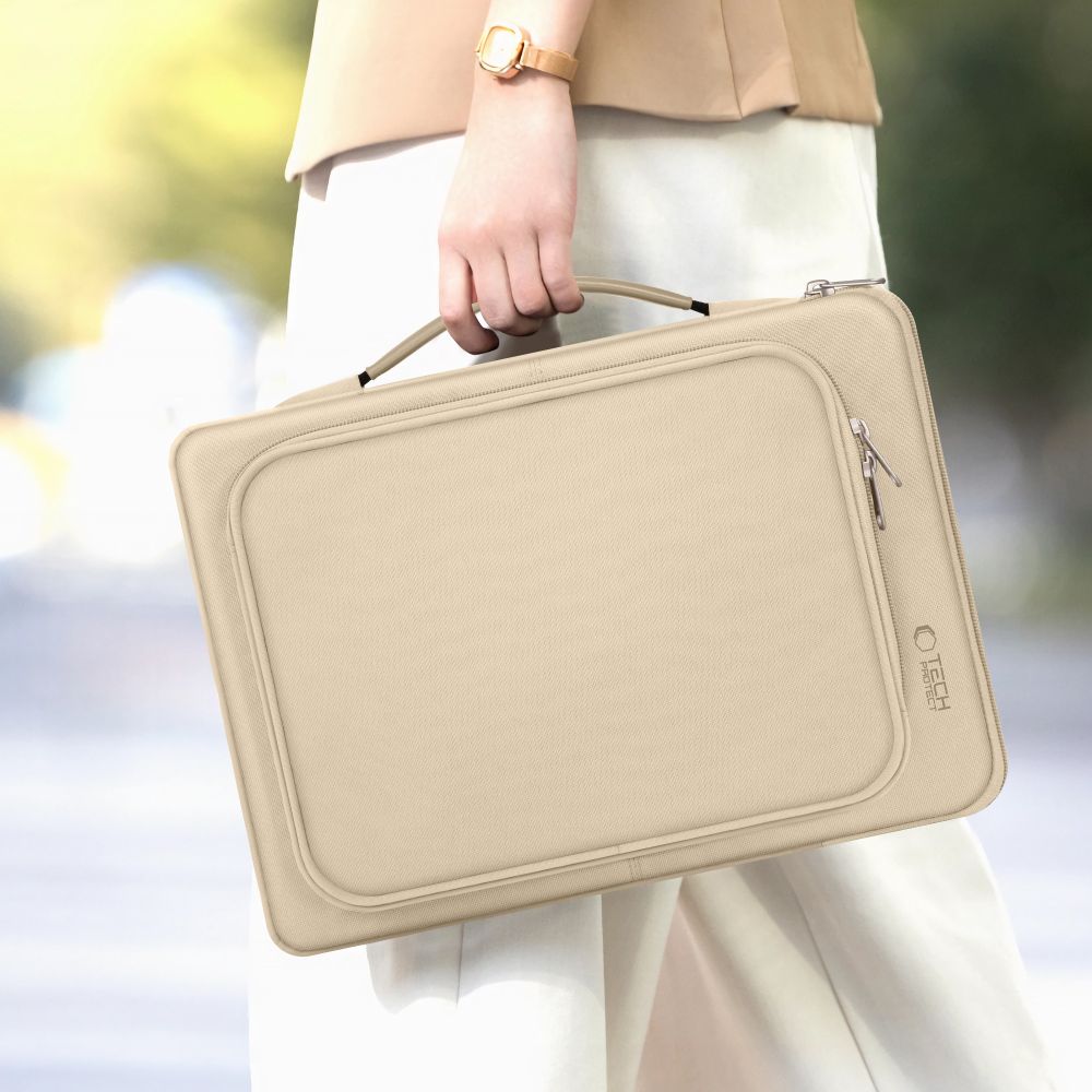 SAC TECH-PROTECT BASIC BAG POUR ORDINATEUR PORTABLE 15-16 BEIGE DÉSERT