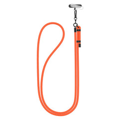 SANGLE CROISÉE TECH-PROTECT C1S EN CORDON NÉON ORANGE/NOIR